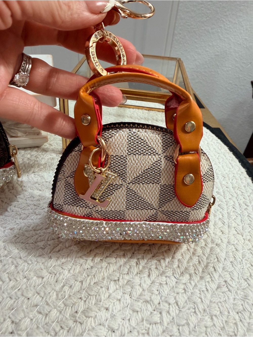 New |Fashion Mini Satchel Bag with Top Handles & LV novelty Charm-Pick a color❣️